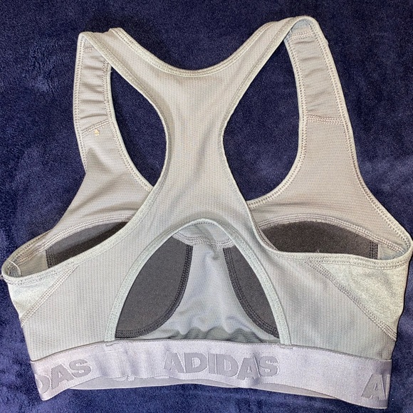 Women’s Adidas Gray Sports Bra - Picture 2 of 2